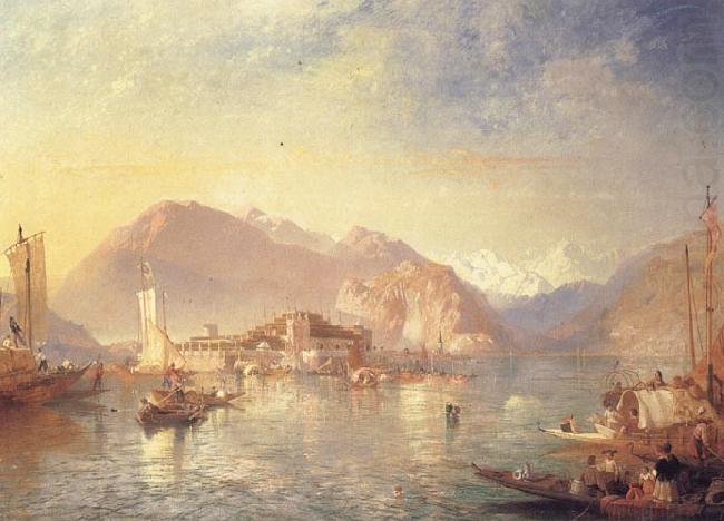James Baker Pyne Isola Bella,Lago Maggiore china oil painting image